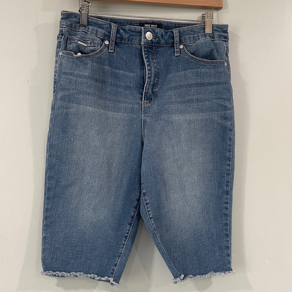 Nine West Blue Women's Denim Shorts size 12